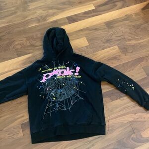 Black spider hoodie( Basically brand new)